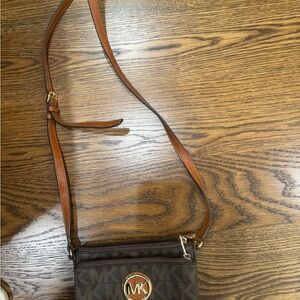 Michael Kors Dark Brown Crossbody Bag